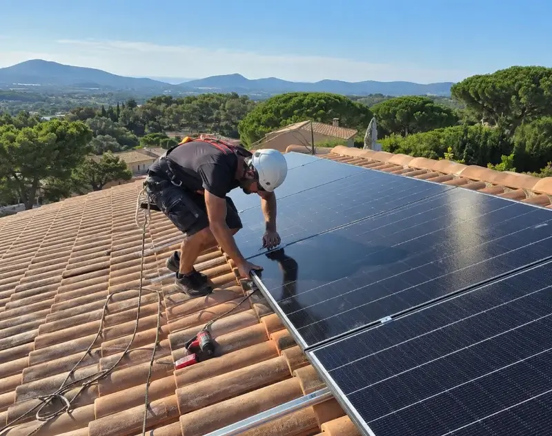 Installateur panneaux solaires Bogève — pose photovoltaïque sur toiture