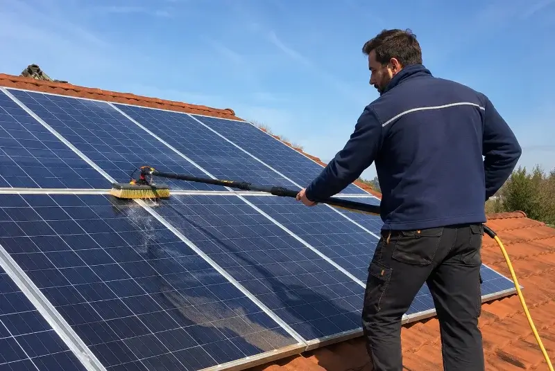Nettoyage et entretien de panneaux solaires à Bogève